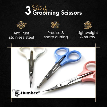Hair Trimming Scissors Set, Grooming
