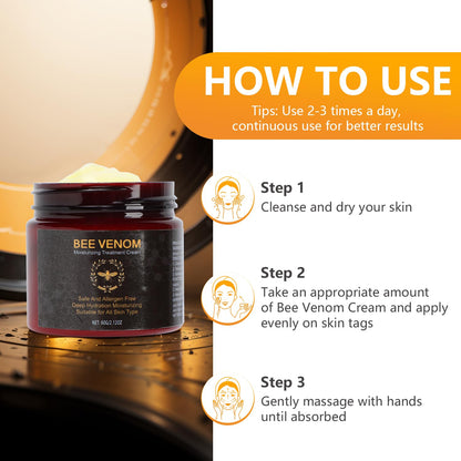 2 PCS Bee Venom Cream, 2025 New Bee Venom Skin Repair Cream for All Skin Types