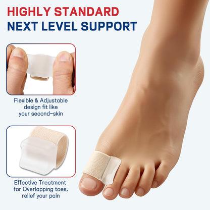 Big Toe Spacers,Hallux Valgus Corrector,Relieve Bunion Pain,Prevent Overlapping Toes, All-Day Comfort for Men & Women, Fits in Shoes.