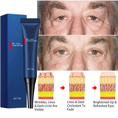 Mens Eye Cream Anti Aging, Awaken Peptide Lifting Eye Gel, Caffeine Eye Cream for Dark Circles and Puffiness, Men's Moisturizing Eye Cream,Under Eye Cream Wrinkles,Fine Lines, Bags Under Eyes