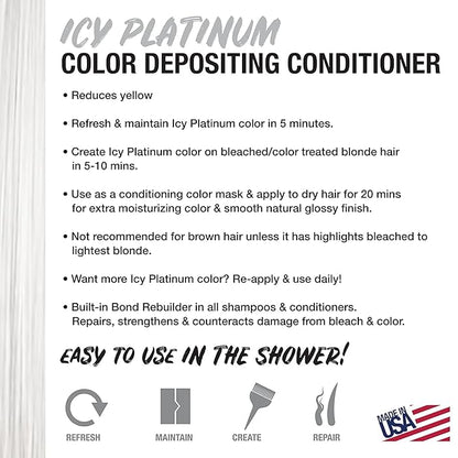 Icy Silver Platinum Color Depositing