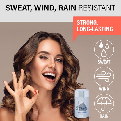 SMH Plant-Based Hair Fibers MADE IN JAPAN – Instantly Conceals Thinning Hair –Long-Lasting, Natural Look – Sweat, Water & Wind Resistant – For Men & Women (10g, Dark Brown)