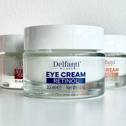 Delfanti-Milano • RETINOL REPAIR EYE CREAM • Anti Aging • Reduces Fine Lines • Fast Result • Vegan • Made in Italy