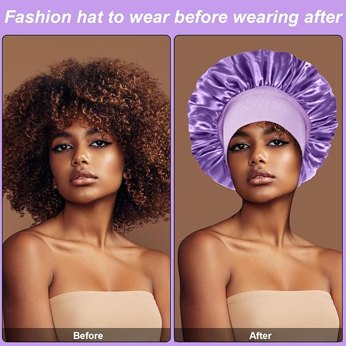 4pcs silk bonnet for sleeping