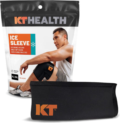 KT Health, Size XL/2XL, Ice Sleeve and Universal Bag, Direct 360 Degree Cooling and Compression