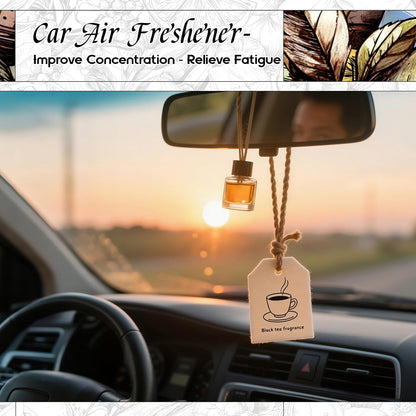 HIQILI Black Tea Fragrance Oil for Diffuser & Car Air Freshener, Long-Lasting Hotel Scent, Candle & Soap Making Supplies - 5.07 Fl Oz