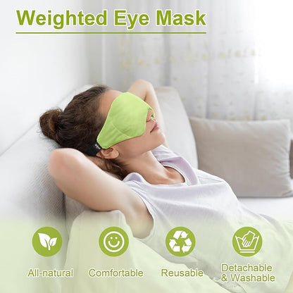 Weighted eye mask for sleeping,