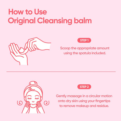 BANILA CO Clean it Zero Original Cleansing Balm Heart Edition | Korean Makeup Remover, Cleansing Oil, Cleanser for All Skin Types | Vegan | Made with Acerola Berry & Vitamin C (180ml / 6.08 fl.oz)