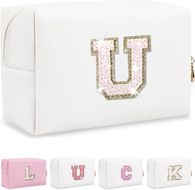 Personalized initial letter patch makeup