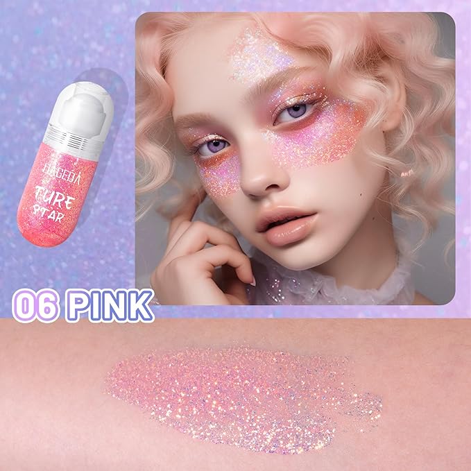 Dageda body glitter gel, roll-on