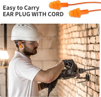 Ear Plugs for Swimming, Soft Ear Plugs for Sleeping Noise Cancelling, Reusable Ear Plugs for Noise Reduction, Ear Protection, Silicone Earplugs for Swimming, Sleeping, Snoring, Work, Concerts, 6 Pairs