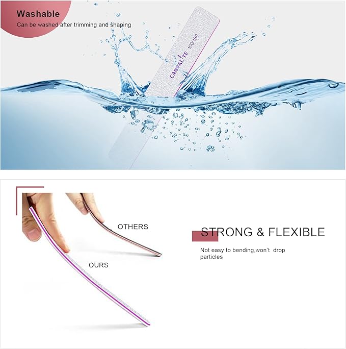 Canvalite 12pcs 100/180 Grit Coarse