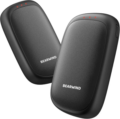 Electric Hand Warmers Rechargeable - 2 Pack Magnetic Pocket Heater Handwarmers with AI Chips, Portable Hunting Gear, Reusable Winter Essentials, Gift Ideas for Men, Women, Outdoor