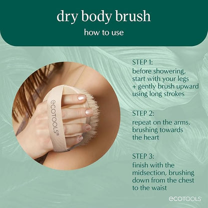 Ecotools dry body brush, dry