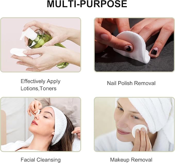 Shino round cotton makeup remover