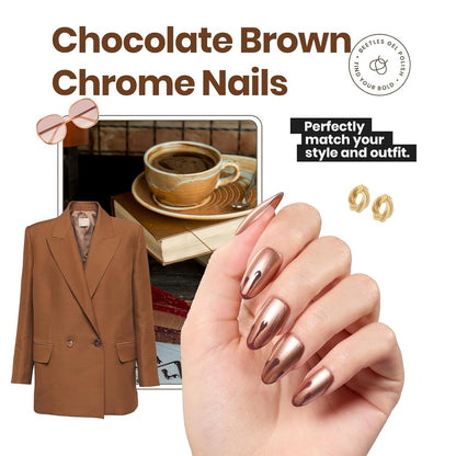 Beetles Glitter Nail Polish - 15ml Fast Drying & Long Lasting Bronzer Gold Nail Lacquer Finish for Women