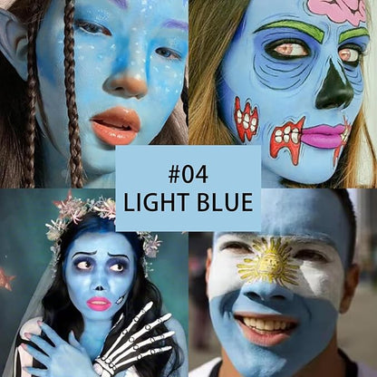 Kyda blue face paint, blue