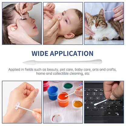 Pointed tip cotton swabs, 800
