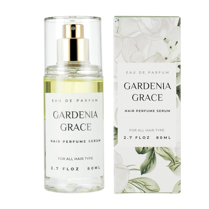 Hair Perfume for Women, Summer Lightweight Long Lasting Fragrance Mist - 3:7 Hydrating Serum Alcohol Free Formula, Argan Oil Scented Hair Spray with Keratin & Elastin (Gardenia Grace) 2.7 fl oz