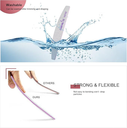 Canvalite 10pcs 100 Grit Nail