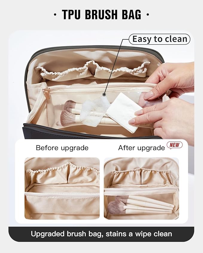 Eachy travel makeup bag,large capacity