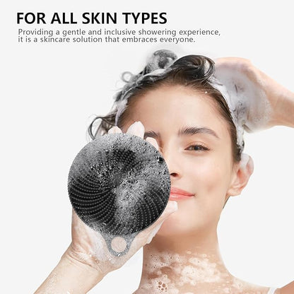 2 in 1 silicone brush,