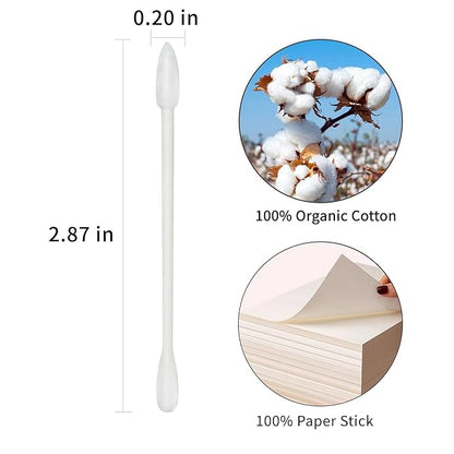 Cotton swabs precision pointed -