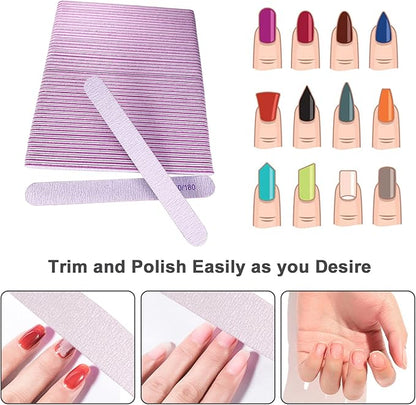 50 pcs nail file, emery