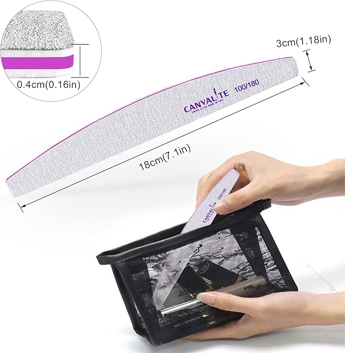 Canvalite 10 PCS Nail File