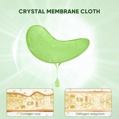 Aloe Vera Eye Mask (120 pcs) - Reduces puffiness and dark circles, firms and improves under-eye skin Under-eye patch for a rejuvenated look and minimises the appearance of fine lines and wrinkles.