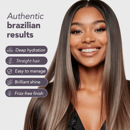 Torrano Nanoplastia Max Permanent Keratin Hair Treatment Kit– Brazilian Straightening for Smooth, Shiny & Frizz-Free Hair – All Hair Types –Alisado Brasileño Keratina Permanente (3x1L)