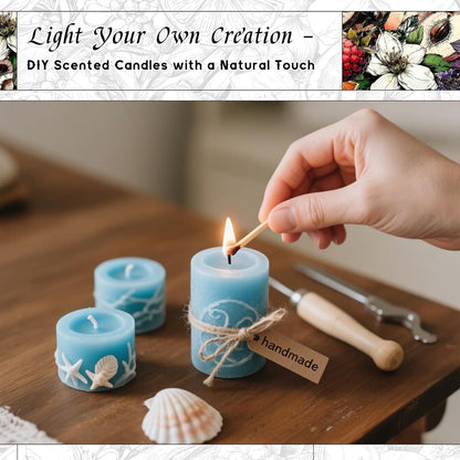 HIQILI Tidal Sonata Fragrance Oil for Diffuser, Ocean & Lemon Scents, Candle & Soap Making, Personal Care Scenting, Aquatic Notes, Long-Lasting Scents - 1 Fl Oz