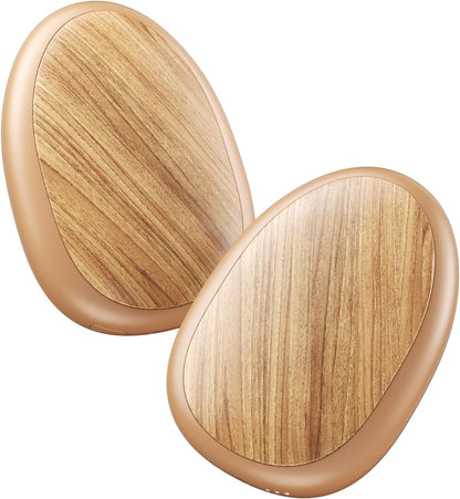 Hand Warmers Rechargeable 2 Pack, AI Temperature Control Electric Handwarmers, Stone Shape Portable Pocket Heater, Great Gift for Christmas Hunting, Golf, Camping Black