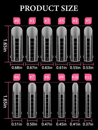 EBANKU Poly Gel Toenail Kit, Toe Dual Nail Forms Reusable Poly Gel Nail Kit for Toe Nail Extension Gel Press on Toe Nail Tips Poly Gel Toenail Forms for Women Pedicure Tools, 120PCS, 120 Sizes