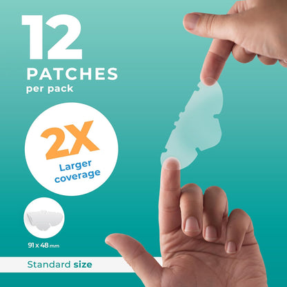 Pimple Patches for Nose (12 Pack), Cover Nose Pimples Overnight - Hydrocolloid Acne Patches - Pimple Patch Hydrocolloid Patches & Pimple Stickers, Nose Strip, Zit Patches