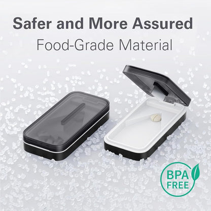 BUG HULL Pill Cutter with Removable Silicone Pad, Pill Splitter with Sharp Blade, Pills Cutters Splitter for Small and Tiny Pills, Tablet Splitters for Small or Large Tablet Professional