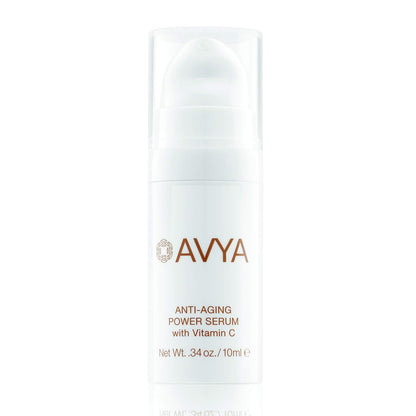 AVYA Anti-Aging Power Serum - Hyaluronic Acid Face Serum Plumps and Brightens Skin/Travel Size Retinol Treatment Reduces Fine Lines and Boosts Collagen for Smoother Skin / 0.34oz (10ml)