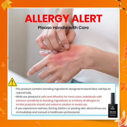 beetles Gel Polish 2 Pcs 15ml Nail Glue Kit for Acrylic Nails, 5 in 1 Super Strong Brush in Nail Gel Glue for False Nails Tips and Gel Nail Polish Led Lamp Required Nail Art Gift