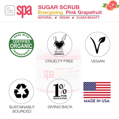 BCL SPA Sugar Scrub Pink Grapefruit, 16 oz