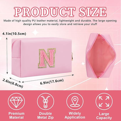 Personalized initial letter patch makeup