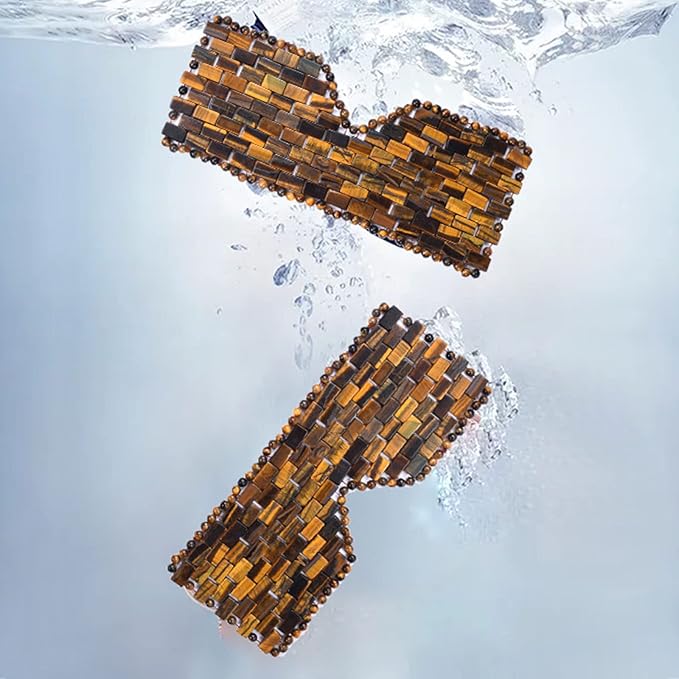 Jade eye mask tiger eye