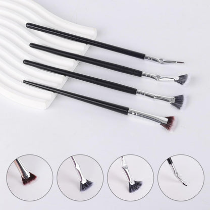 6 Pack Eyelash & Eyebrow Combs, Dual-ended Spoolie Mascara Brush and Lash Separator Tool for Eyelash Extensions