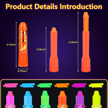 30pcs glow in the dark