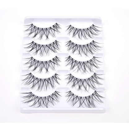 JIMIRE False Eyelashes Multipack False Eyelashes Glam 614 False Lashes