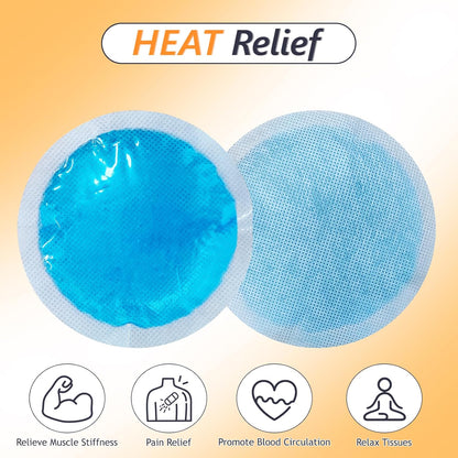 Hot & Cold Gel Packs for Pain Relief 8PCS Reusable Blue Cold Pack Ice Packs with Cloth Backing for Swelling, Bruises, Injuries, Surgery, Toothache (8 Pack)