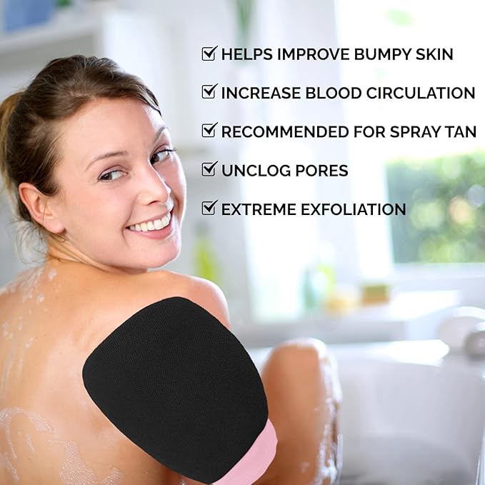 Valitic exfoliating glove for body