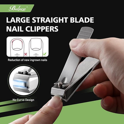 Heavy duty straight blade nail