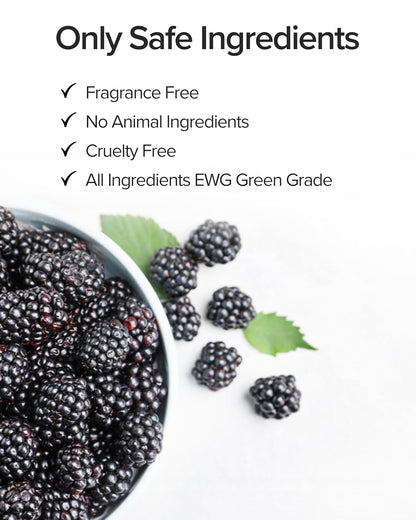 Mary&May Idebenone Blackberry Cream | Antioxidant Korean Moisturizer with 5 Ceramides & Hyaluronic Acid | Skin Barrier Repair & 48H Hydration | For All Skin Types (100g/3.52oz)