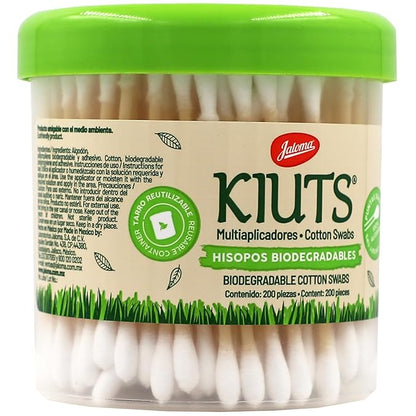 Jaloma kiuts cotton swabs, biodegradable,