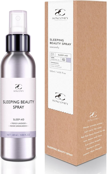 Pillow Ritual Aromatic, Calming and Relaxing Pillow Mist, Linen and Fabric Sleep Spray, Infused with Natural Essential Oils for Bedtime Routine, Lavender Sandalwood Aluminium Bottle 4.05 oz